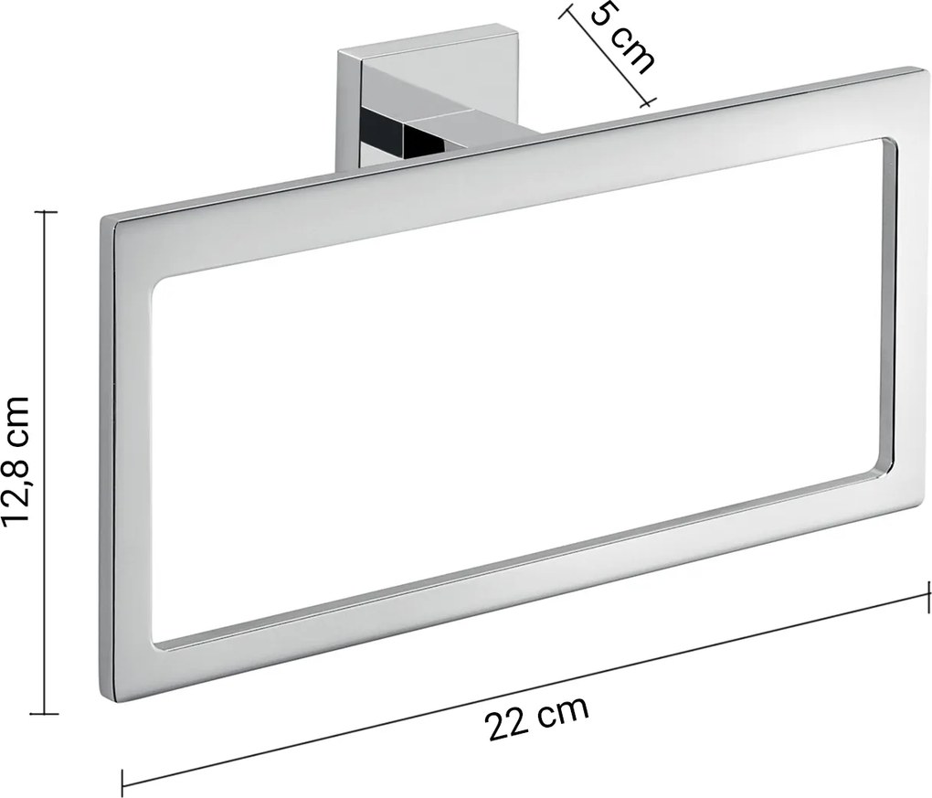 Gedy Gedy, ELBA držiak uterákov, chróm, A07013