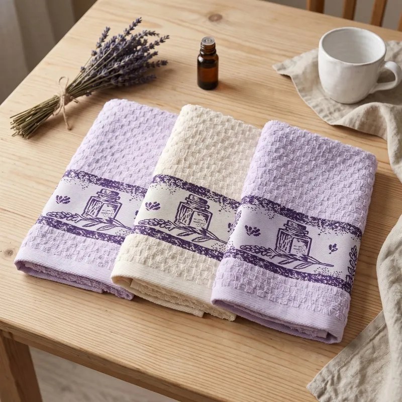 Froté utierky na riad Lavender set 3 ks