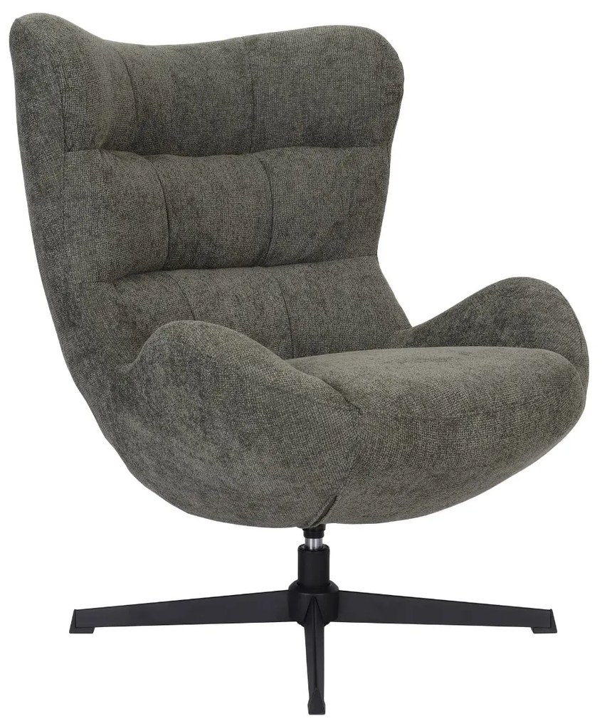 Otočné kreslo Velo, zelené