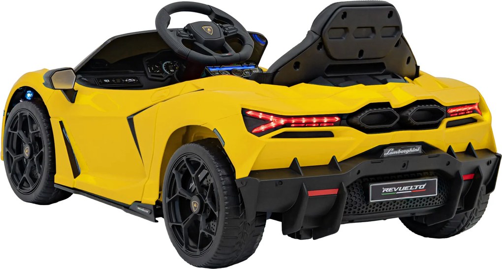 Ramiz Lamborghini Revuelto vozidlo Žltá