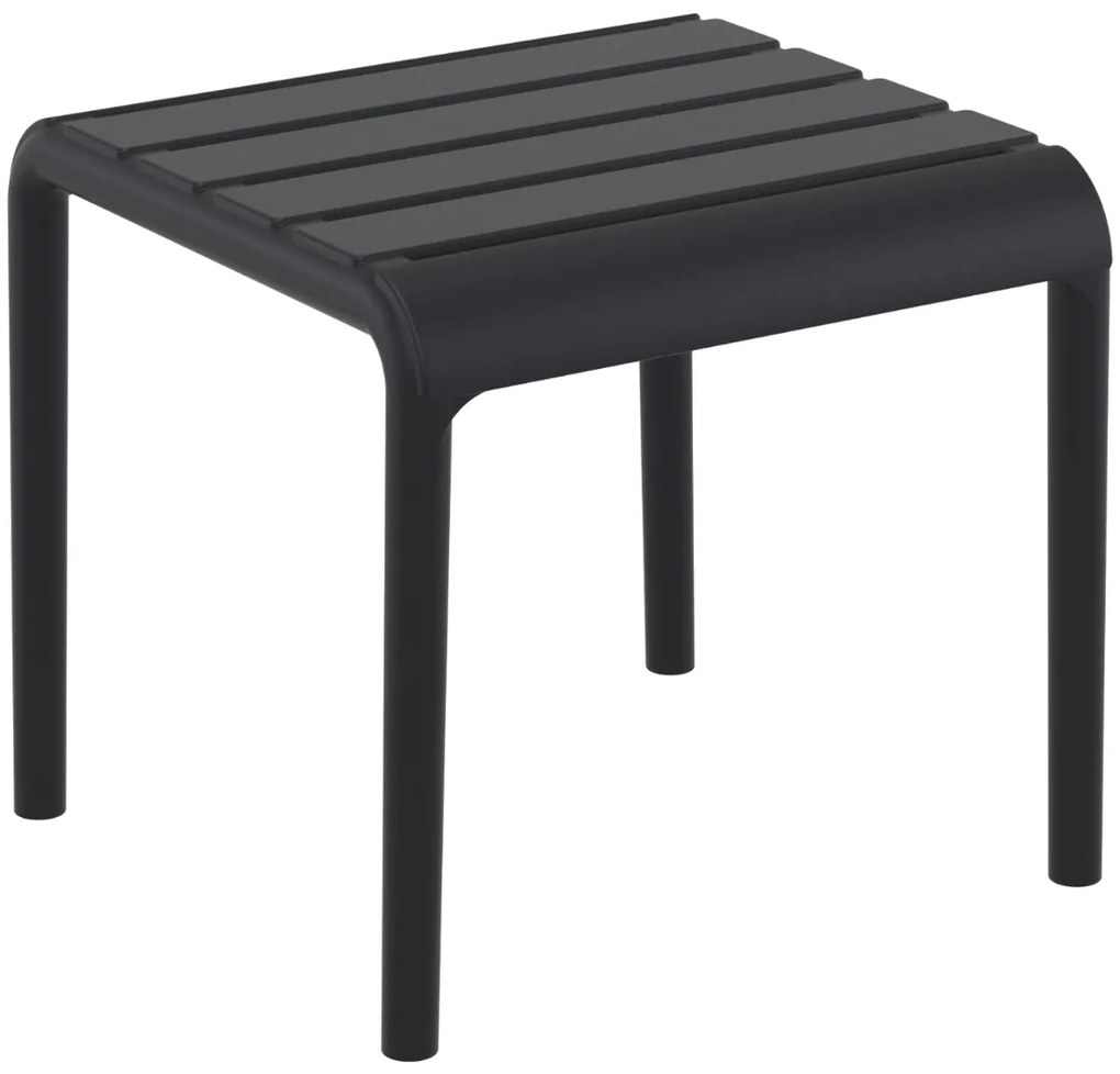 PARIS PRÍRUČNÝ ZÁHRADNÝ STOLÍK black