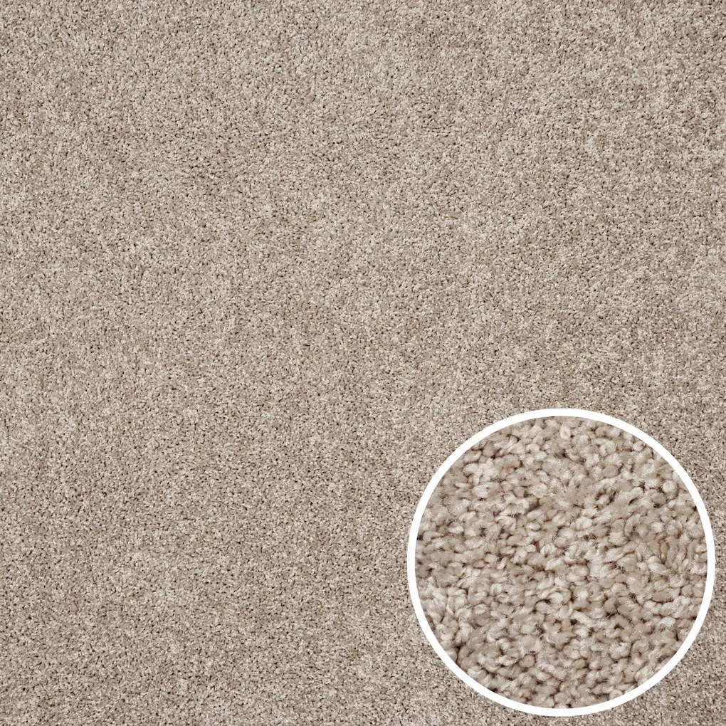 Metrážny koberec Bali 071, na mieru, šíře 4m, béžová, filc, detská izba