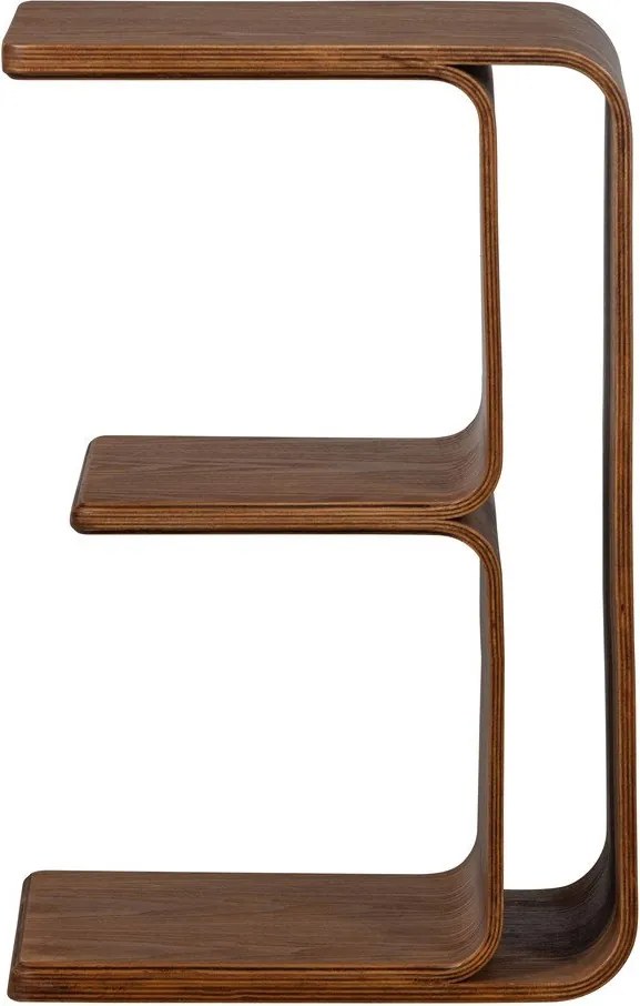 Odkladací stolík v dekore orecha 32x40 cm Frey – WOOOD