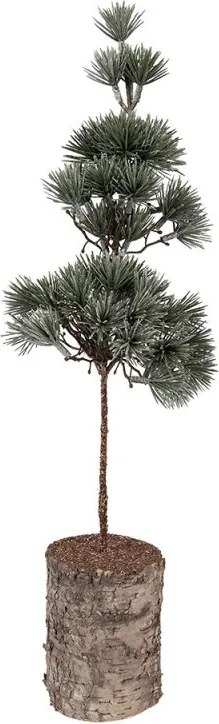 Vianočné dekorácie ihličnatý stromček na dreve - 14*14*45 cm