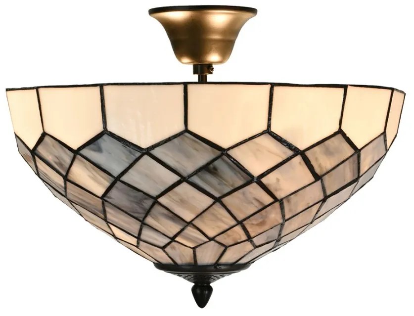 Stropné svietidlo Tiffany HEKA Ø41