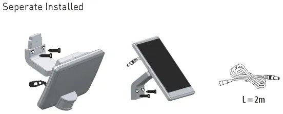 LED Solárne nástenné svietidlo so senzorom LED/12W/3,7V 4000 mAh IP54