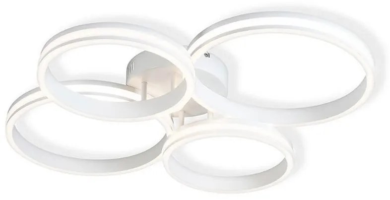 Top Light - LED Stmievateľný prisadený luster OLYMP LED/65W/230V guľatý biela + DO