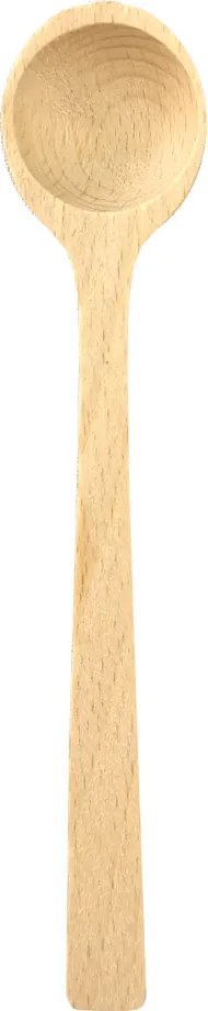 AMADEA Drevená lyžička, masívne drevo, 14 cm