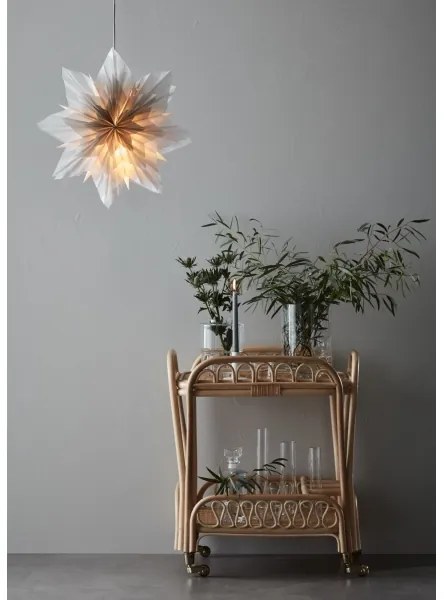 Markslöjd 705837 - Vianočná dekorácia NEELA 1xE14/25W/230V pr. 45 cm šedá