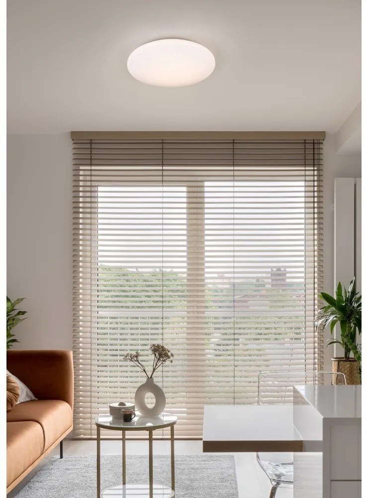 Biele LED stropné svietidlo ø 37 cm Pollux – Reality