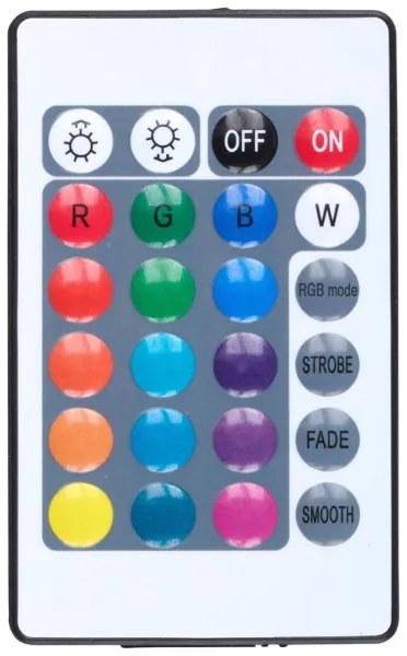 Grundig - LED RGBW stmieiteľná stojacia lampa LED/10W/5V čierna + diaľkové ovládanie