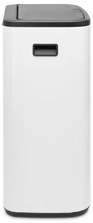 Biely dotykový oceľový odpadkový kôš na triedený odpad 60 l Bo Touch Bin – Brabantia
