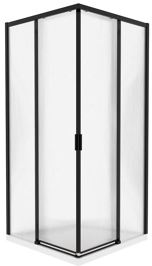 Sprchový kút štvorcový Eter 90x90x190 black