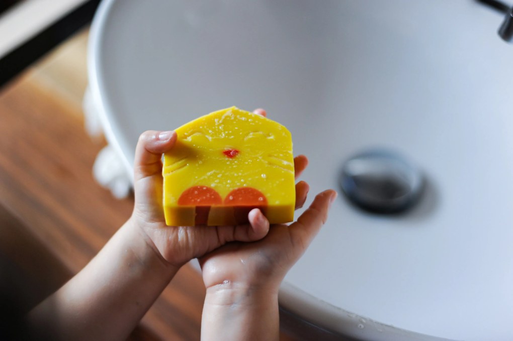 Dizajnové mydlo pre deti My Happy Chicken