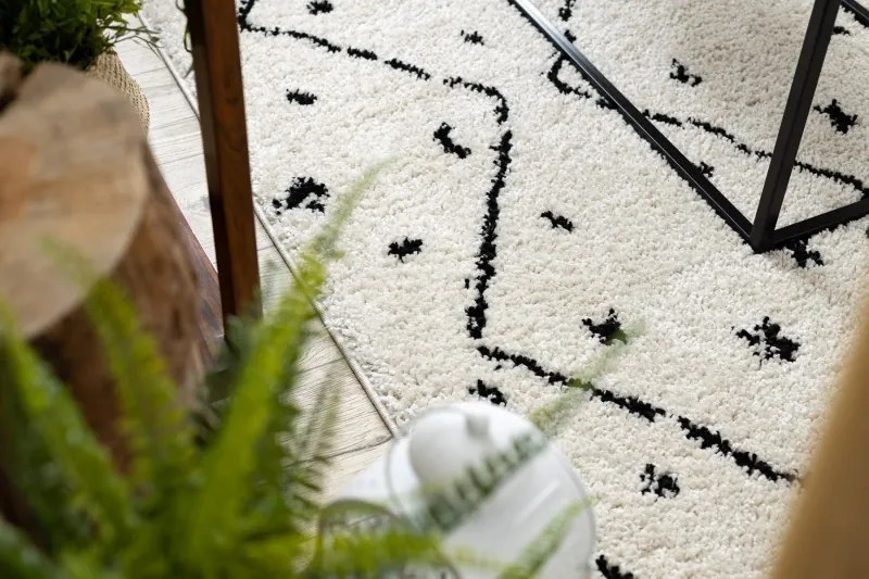 styldomova Krémový Berber koberec Tetuan B751 cik-cak