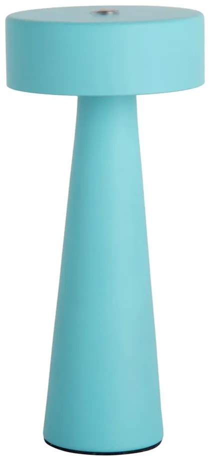 Tyrkysovomodrá LED stolová lampa (výška 16,5 cm) Mini LED Ring – Leitmotiv