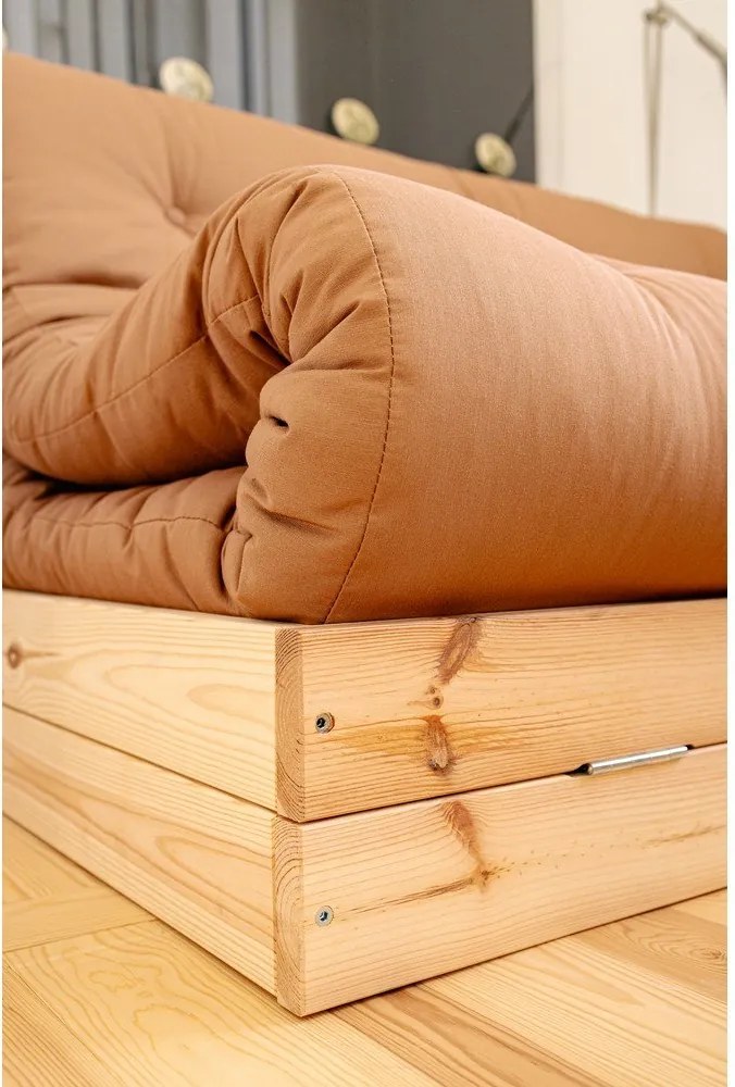 Béžová ľanová rozkladacia pohovka 145 cm Flip – Karup Design