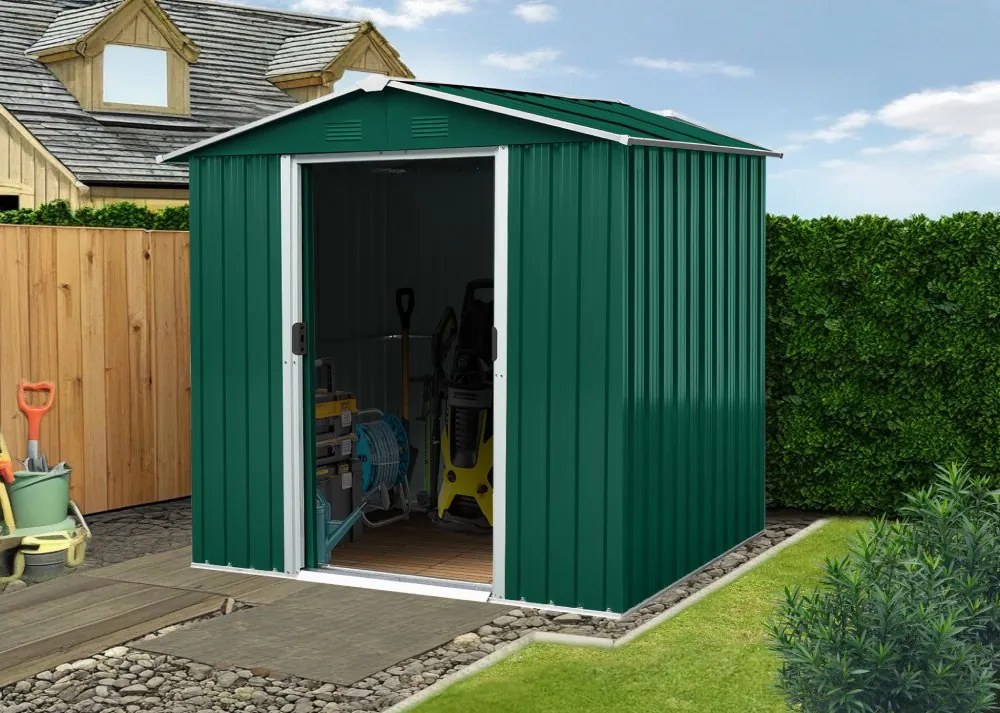 Záhradný domček BestBerg ZDB-2Z / 2,5 m² / 194 x 131 x 184 cm / zelený