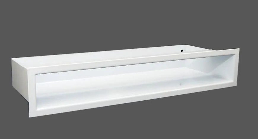 Mriežka LUFT 40x6 cm biela