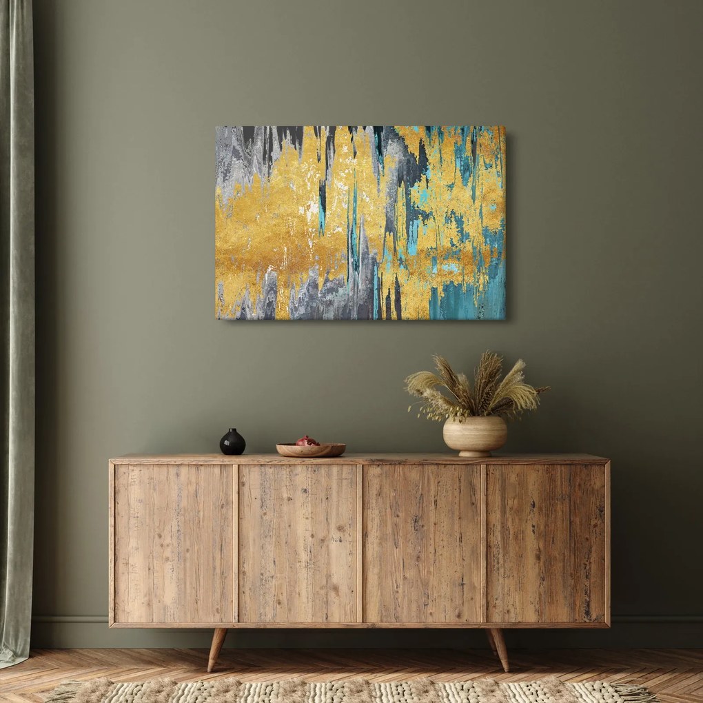 Obraz - Zlatý design (90x60 cm)