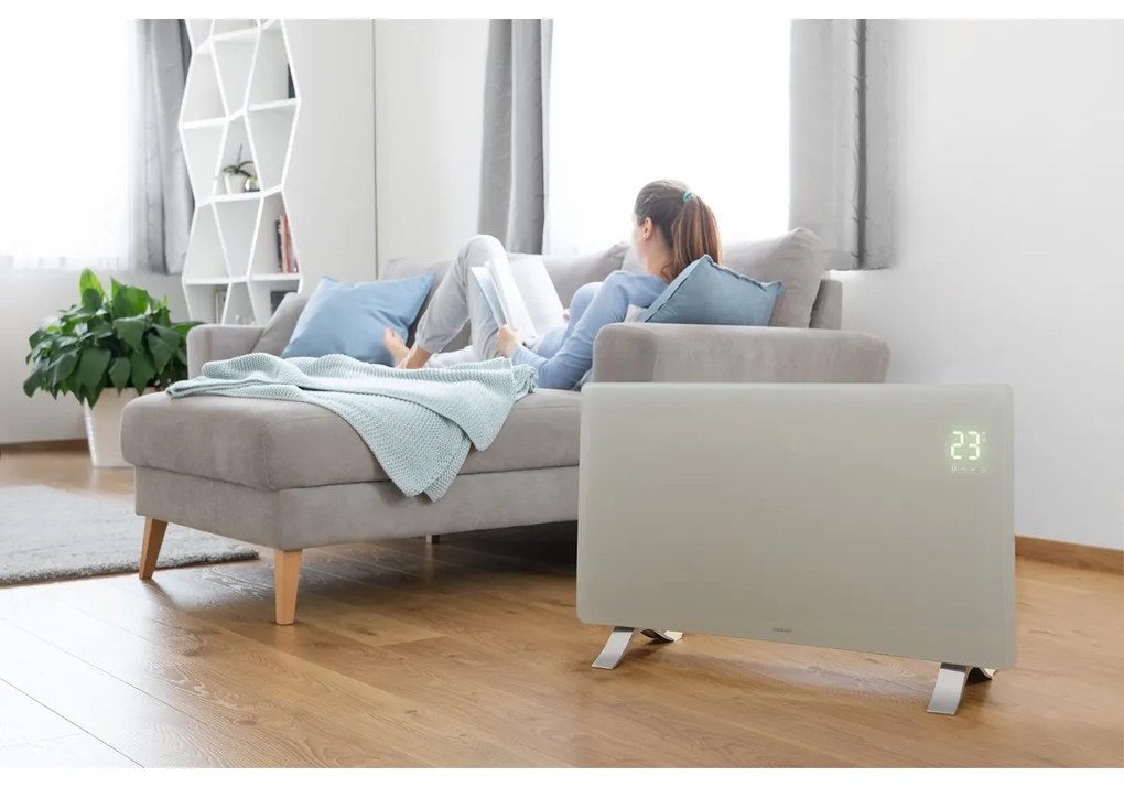Sencor SCF 4740WH konkávny konvektor, biela