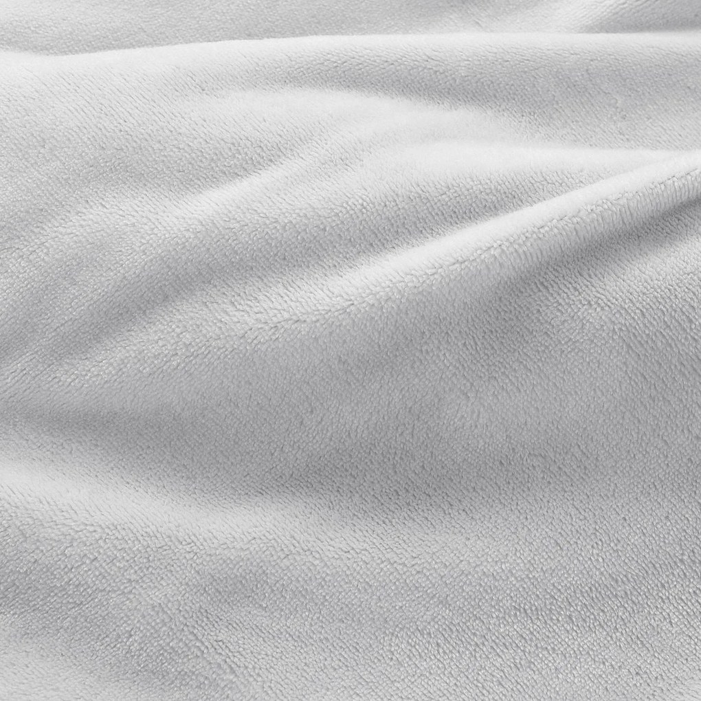 Goldea mikroplyšová elastická plachta deluxe – svetlo sivá 180 x 200 cm
