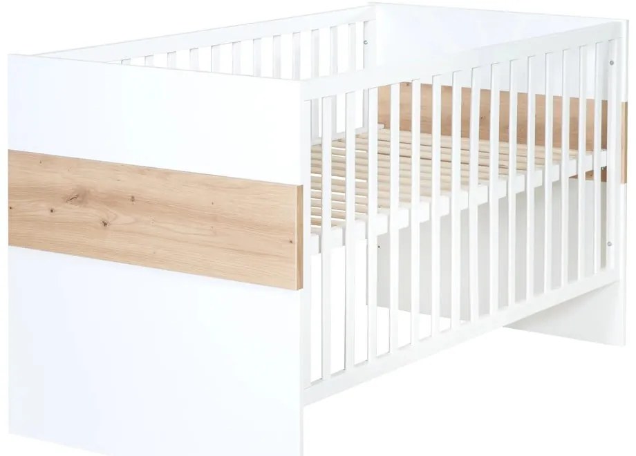 Postieľka v bielo-prírodnej farbe 70x140 cm Lion – Roba