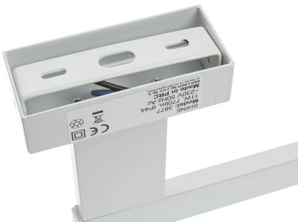 LED kúpeľňové nástenné svietidlo SHINE LED/11W/230V 45 cm IP44 biela