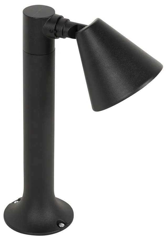 Moderný vonkajší stĺpikový svietidlo čierny 30 cm IP44 nastaviteľný - Ciara