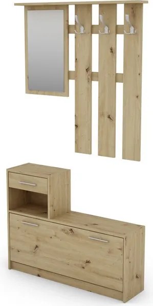 Predsieňová stena Astor, dub artisan