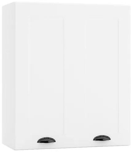 Kuchynská skrinka Adele W60 biela hrášok/biela