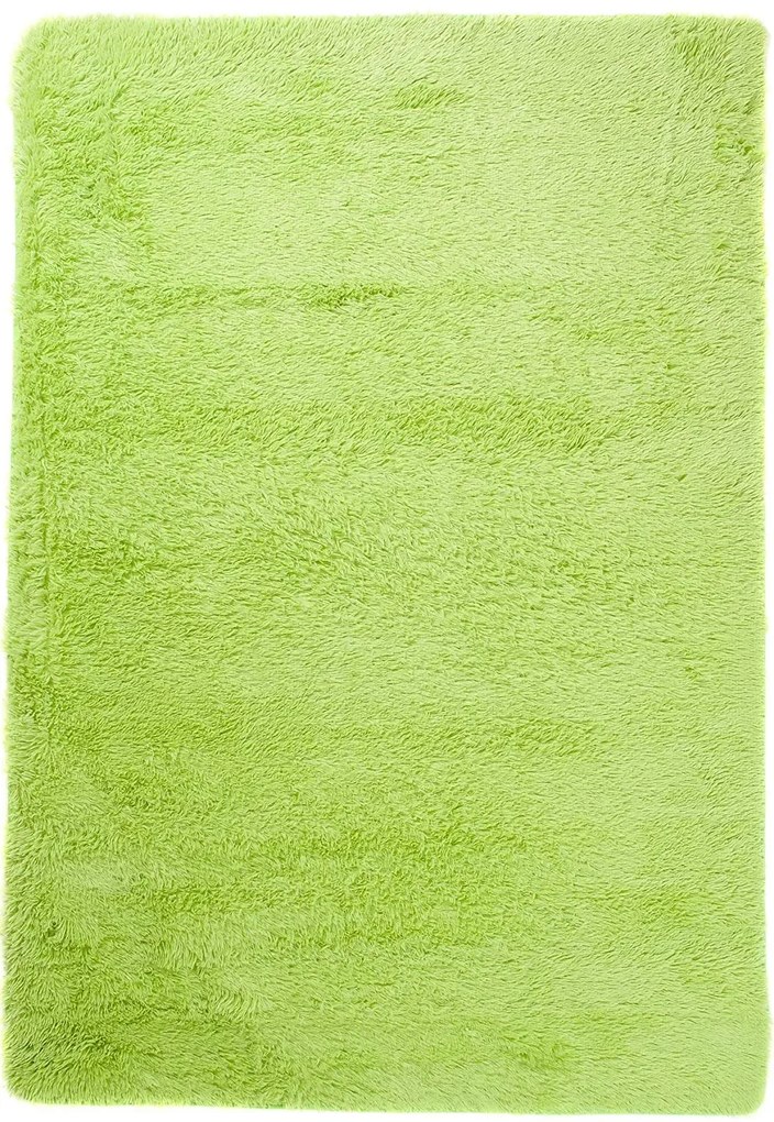 Plyšový koberec TOP - ZELENÝ