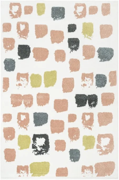 Detský koberec LIMA M038A krémový / ružový