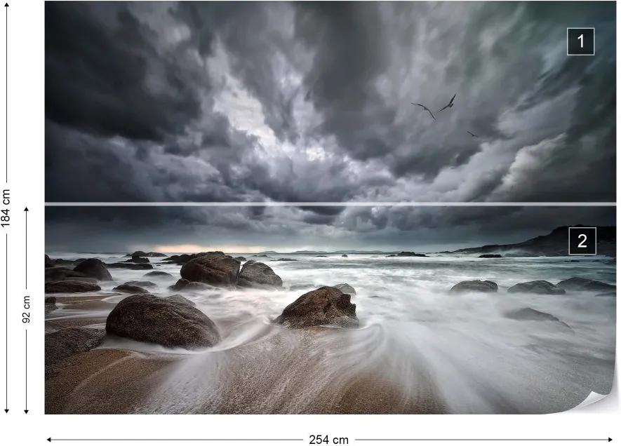 Fototapeta GLIX - Flight Over Troubled Waters + lepidlo ZADARMO Vliesová tapeta  - 254x184 cm