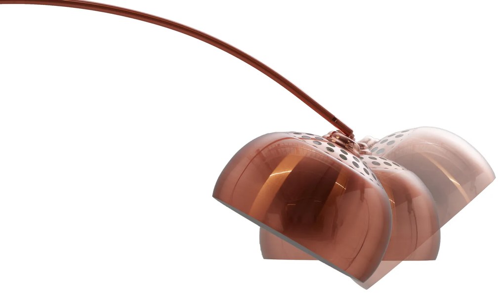 Stojacia lampa Big Bow medená 170-210cm