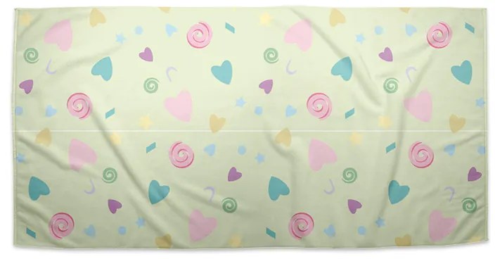 Sablio Uterák Srdiečka a špirály - 50x100 cm