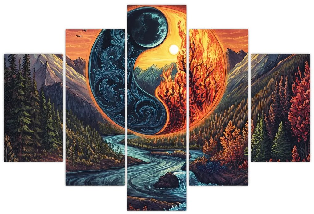 Obraz - Živly (150x105 cm)