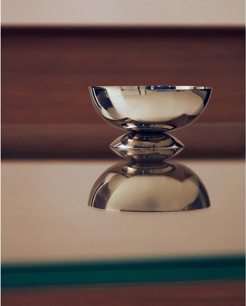 Servírovacie misky v súprave 2 ks z nehrdzavejúcej ocele v striebornej farbe Nirela – Kave Home