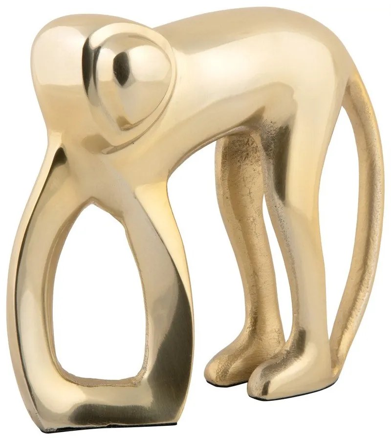 Kovová soška (výška 15 cm) Monkey – PT LIVING