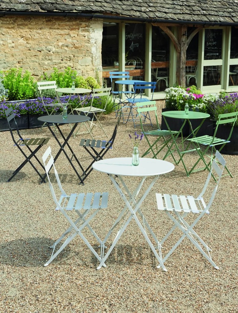 Garden Trading Záhradný set stolíka so stoličkami Bistro Cove Blue – Small