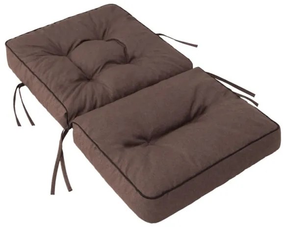 Vankúš na záhradnú hojdačku VENUS 50 cm tmavohnedý, ekolen