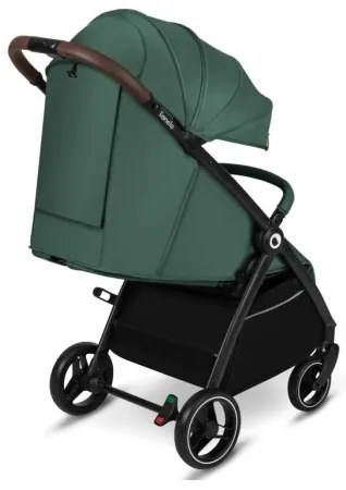 Lionelo - Kočík INGRID zelená/čierna