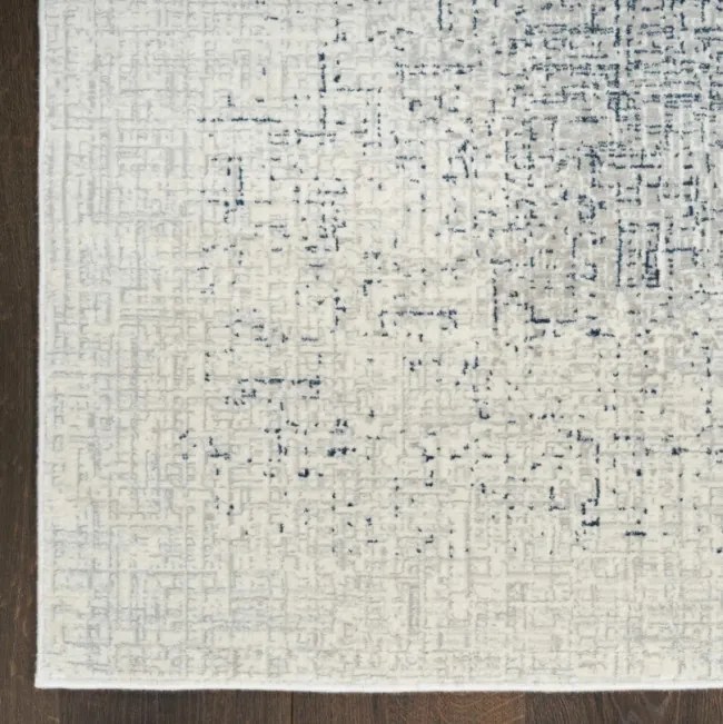 Koberec DKNY Grand Street GRN03 slonia kosť / modrý