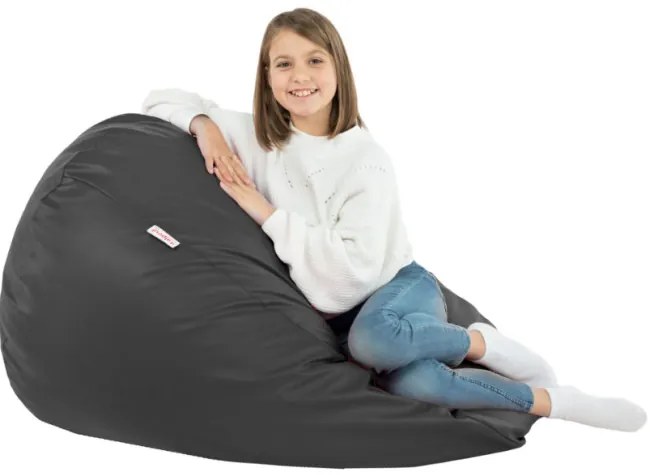 Sedací vak SAKO čierny ekokoža