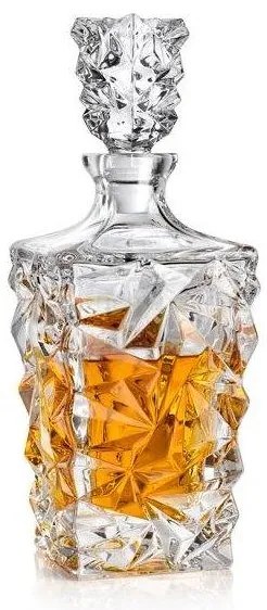 Bohemia Crystal Glacier krištáľová fľaša, 900 ml
