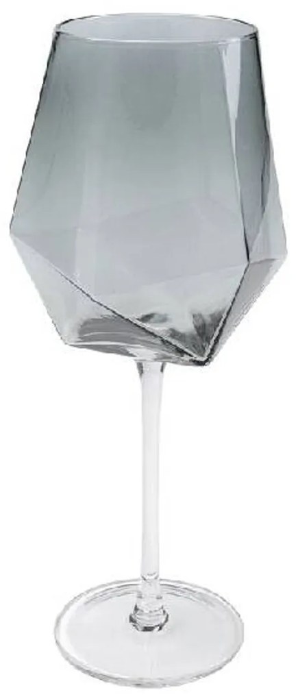 Diamond Smoke pohár na víno sivý