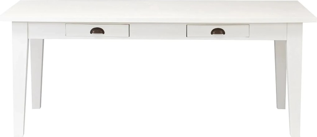 Stôl Milton white 200 x 100 x 78 cm