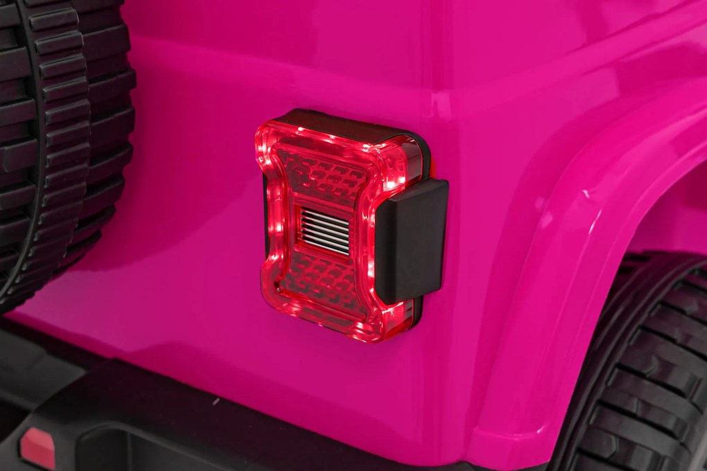 Ramiz Auto Jeep Wrangler Rubicon ružové