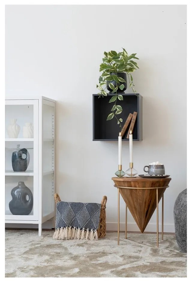 Modrá deka z recyklovanej bavlny 130x180 cm Izmir – House Nordic