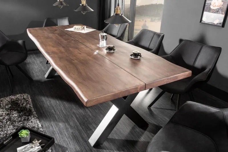 Dizajnový jedálenský stôl Lorelei, 240 cm, akácia